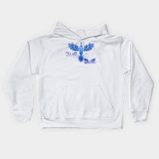 Blue - The Queen of Colors Kids Hoodie